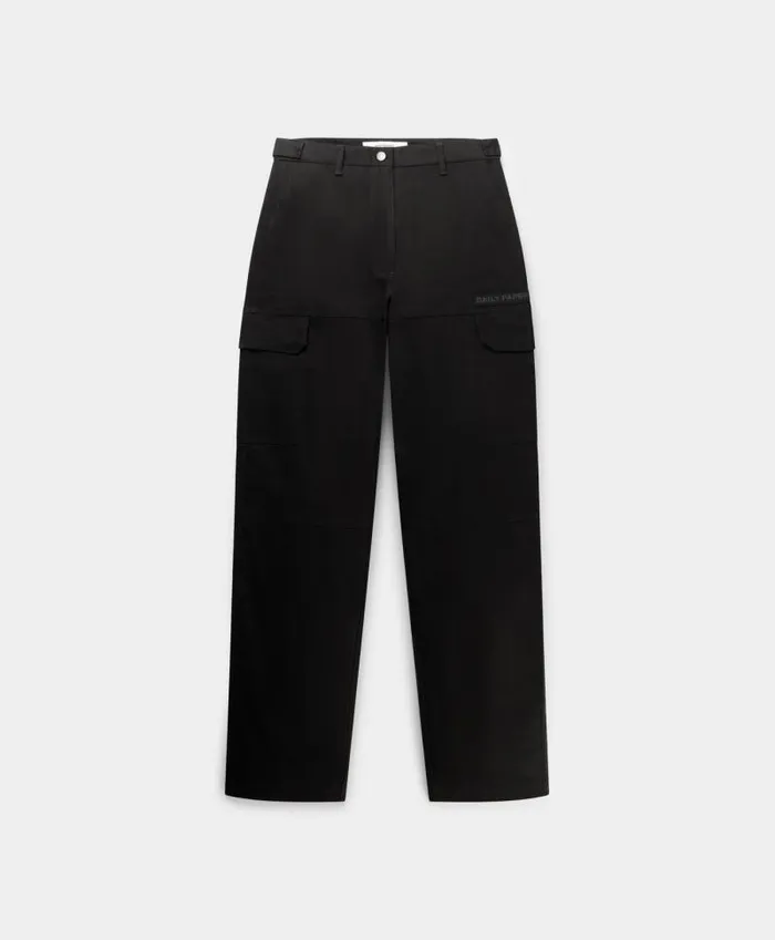 Women Black Ezea Cargo Pants Daily Paper Pants