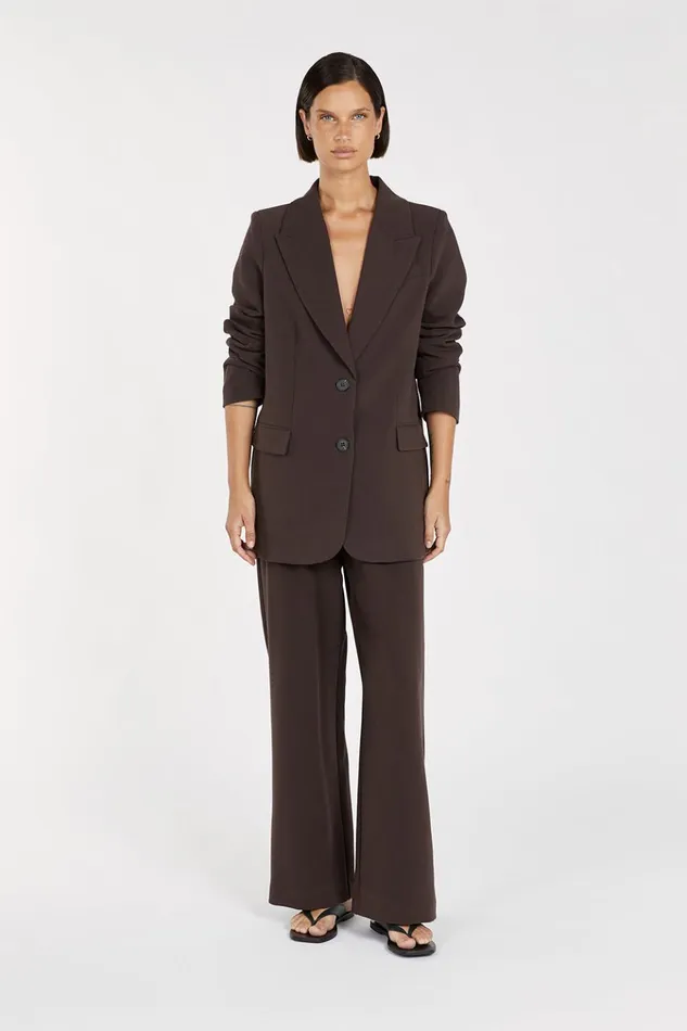 Women Blazers DISSH ELLE DARK CHOCOLATE BLAZER