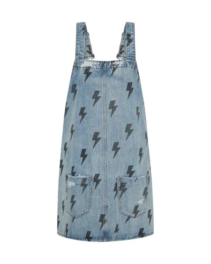 Women BLUE LIGHTNING PINI DENIM DRESS One Teaspoon Midi and Maxi Dresses Women BLUE LIGHTNING PINI DENIM DRESS One Teaspoon Midi and Maxi Dresses