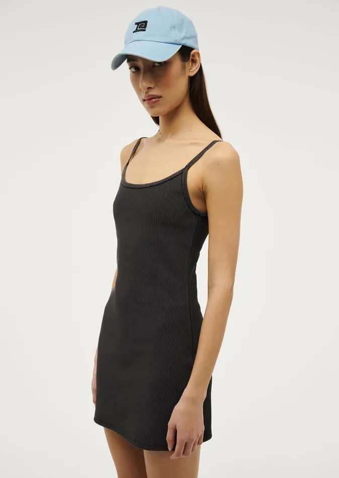 Women Bodysuits PE Nation ACTUALISE DRESS IN WASHED BLACK