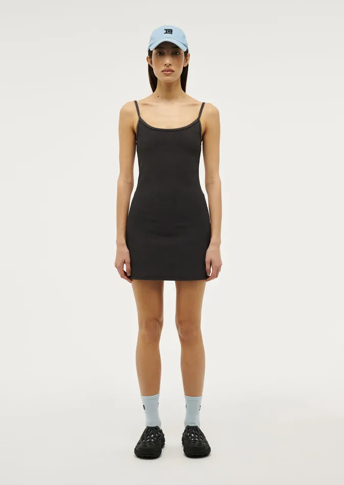Women Bodysuits PE Nation ACTUALISE DRESS IN WASHED BLACK