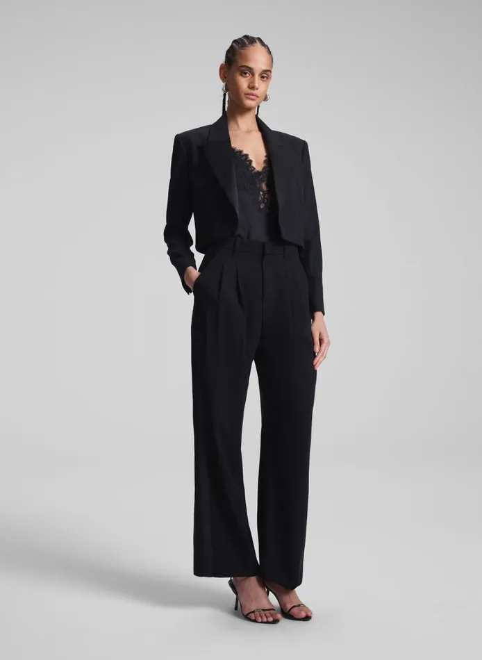 Women Bottoms ALC Chase Tux Pant Blackblack