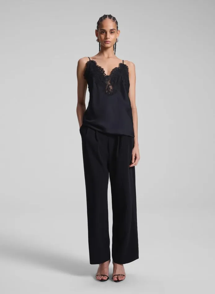 Women Bottoms ALC Chase Tux Pant Blackblack
