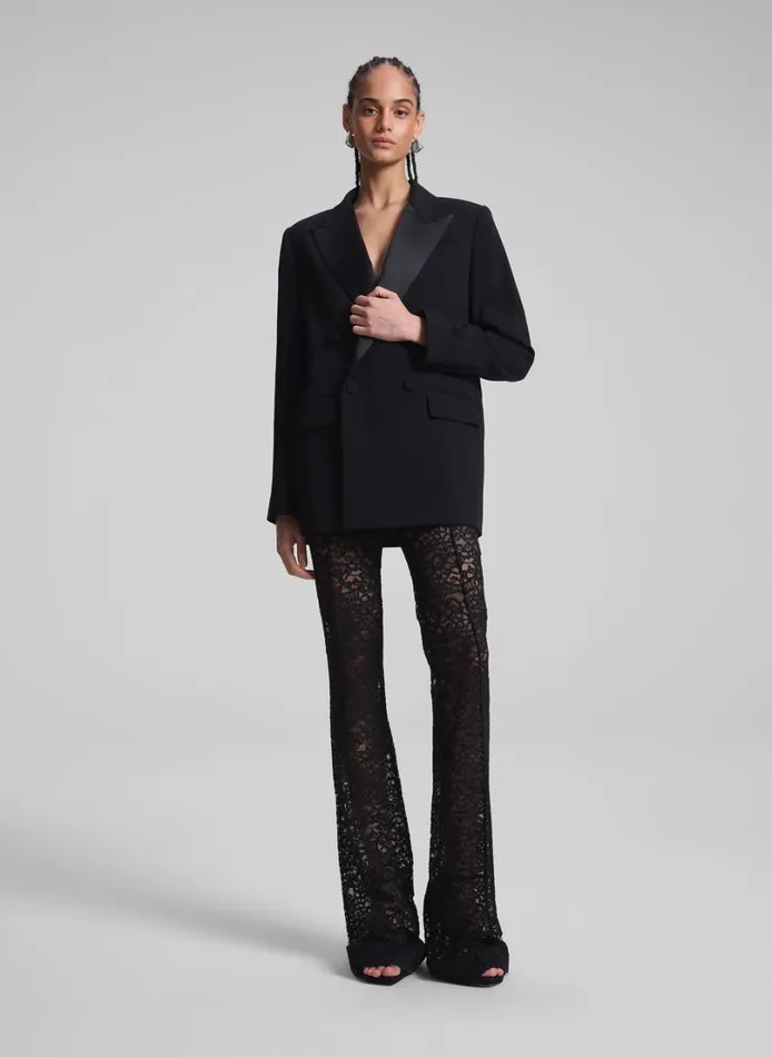 Women Bottoms ALC Gemma Lace Pant Black