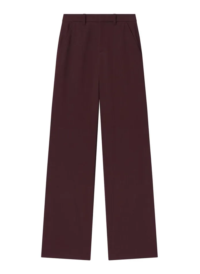 Women Bottoms ALC Hirsh Pant Chocolate Plum