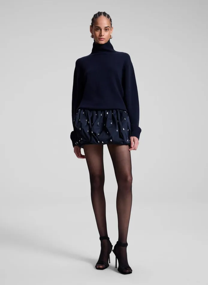 Women Bottoms ALC Holly Embellished Convertible Skirt Navy