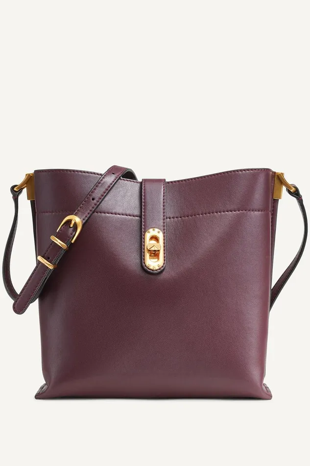 Women BRIDGEHAMPTON CROSSBODY Fig Donna Karan New York Crossbodies And Satchels Women BRIDGEHAMPTON CROSSBODY Fig Donna Karan New York Crossbodies And Satchels