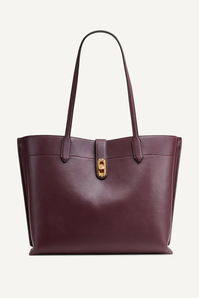 Women BRIDGEHAMPTON TOTE Fig Donna Karan New York Totes