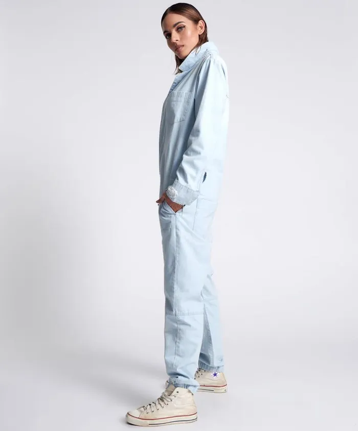 Women CLASSIC CHAMBRAY PARADISE JUMPSUIT One Teaspoon Denim Jumpsuits