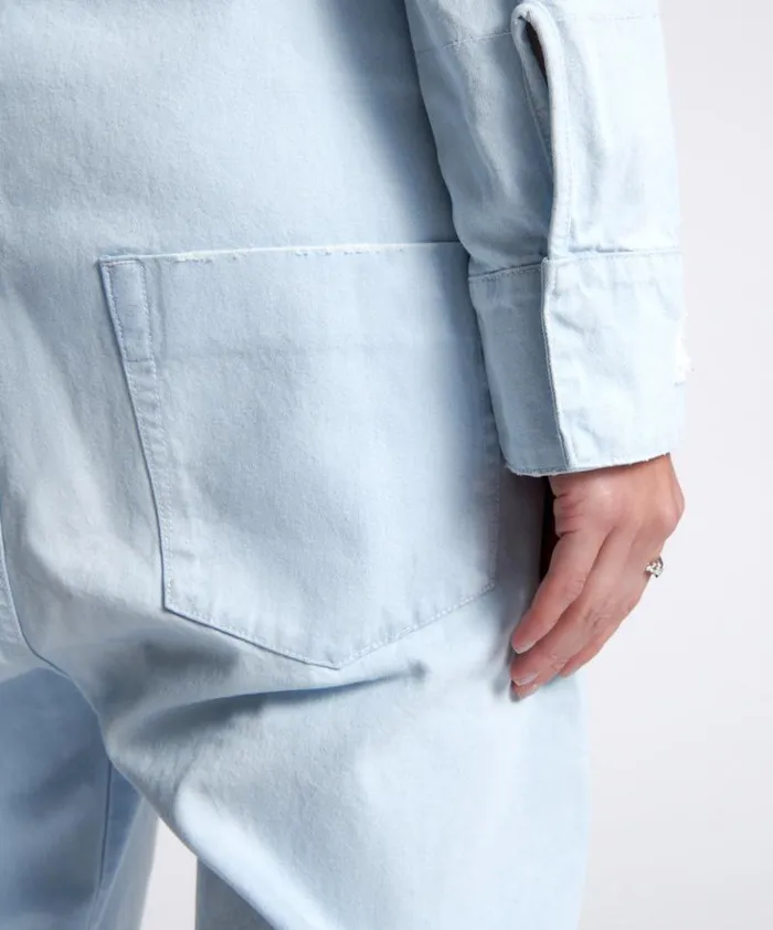 Women CLASSIC CHAMBRAY PARADISE JUMPSUIT One Teaspoon Denim Jumpsuits