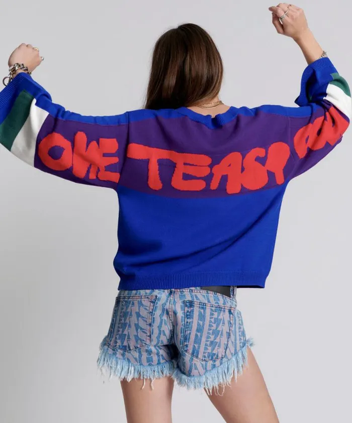 Women COLLEGE GRAFFITI KNIT SWEATER One Teaspoon Knitwear Women COLLEGE GRAFFITI KNIT SWEATER One Teaspoon Knitwear