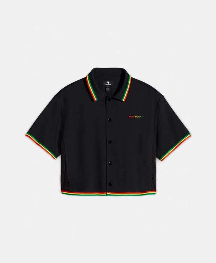 Women Daily Paper X Converse Cropped Shooting Shirt Daily Paper Shirts