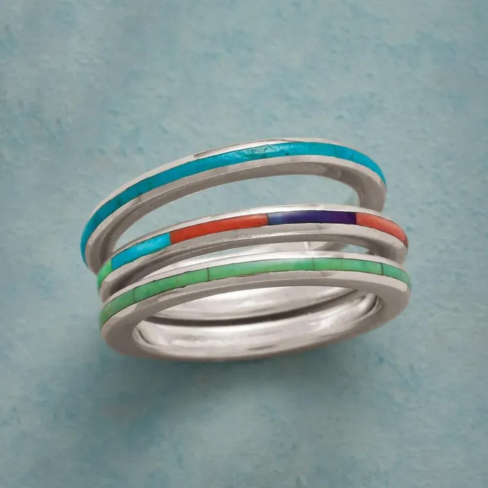 Women Desert Palette Stacking Rings Sundance Catalog Necklaces