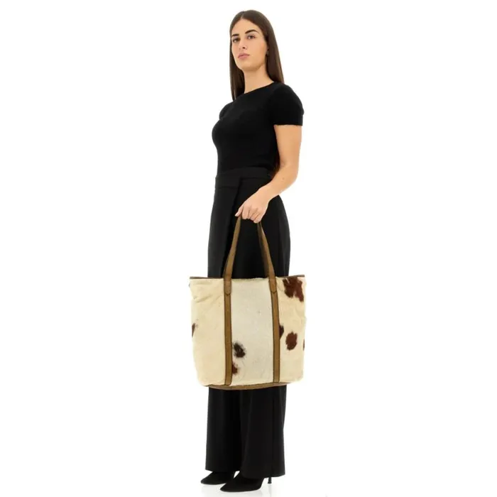 Women Diaspro Green Campomaggi ShoppersTote Bags