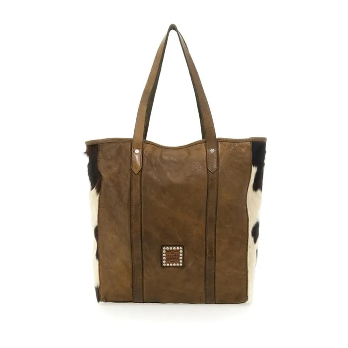 Women Diaspro Green Campomaggi ShoppersTote Bags