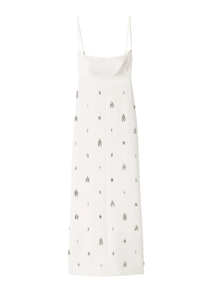 Women Dresses ALC Alana Embellished Midi Dress White