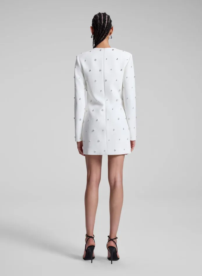 Women Dresses ALC Kenna Embellished Mini Dress Whitecrystal