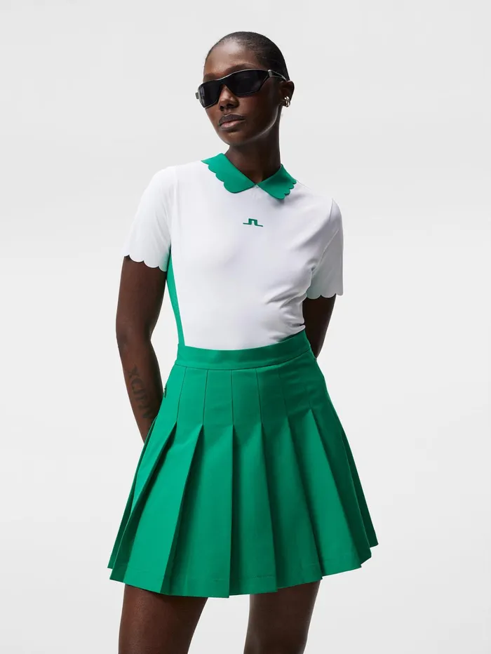 Women Elina Polo White JLindeberg Polo Shirts