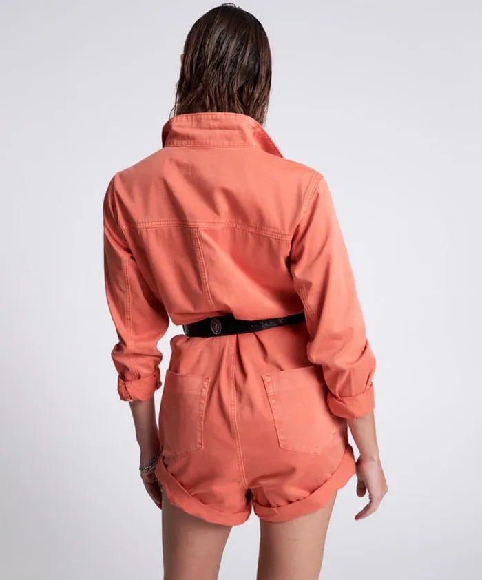 Women ENVIOUS ORANGE CARGO PROPHECY JUMPSUIT One Teaspoon Denim Jumpsuits Women ENVIOUS ORANGE CARGO PROPHECY JUMPSUIT One Teaspoon Denim Jumpsuits