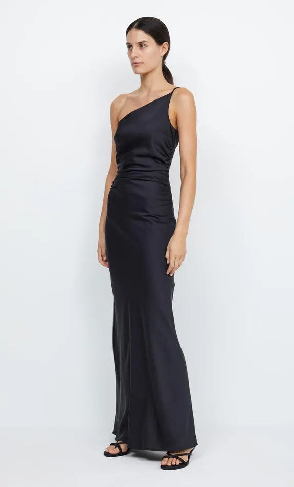 Women ETERNITY ASYM MAXI DRESS 8211 BLACK Bec Bridge Bridesmaid Dresses