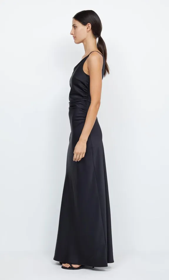 Women ETERNITY ASYM MAXI DRESS 8211 BLACK Bec Bridge Bridesmaid Dresses