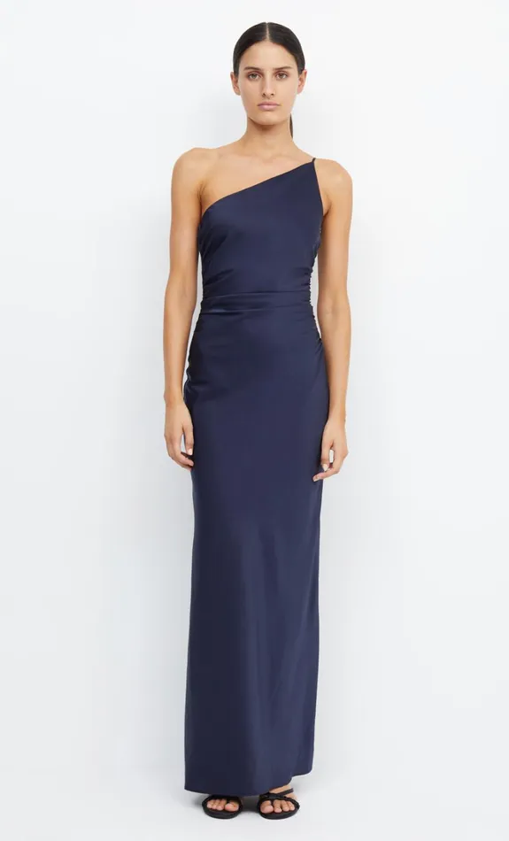 Women ETERNITY ASYM MAXI DRESS 8211 INK Bec Bridge Bridesmaid Dresses