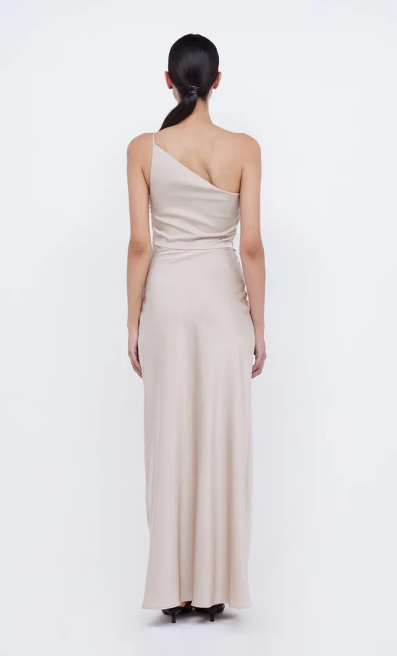 Women ETERNITY ASYM MAXI DRESS 8211 SAND Bec Bridge Prom Dresses