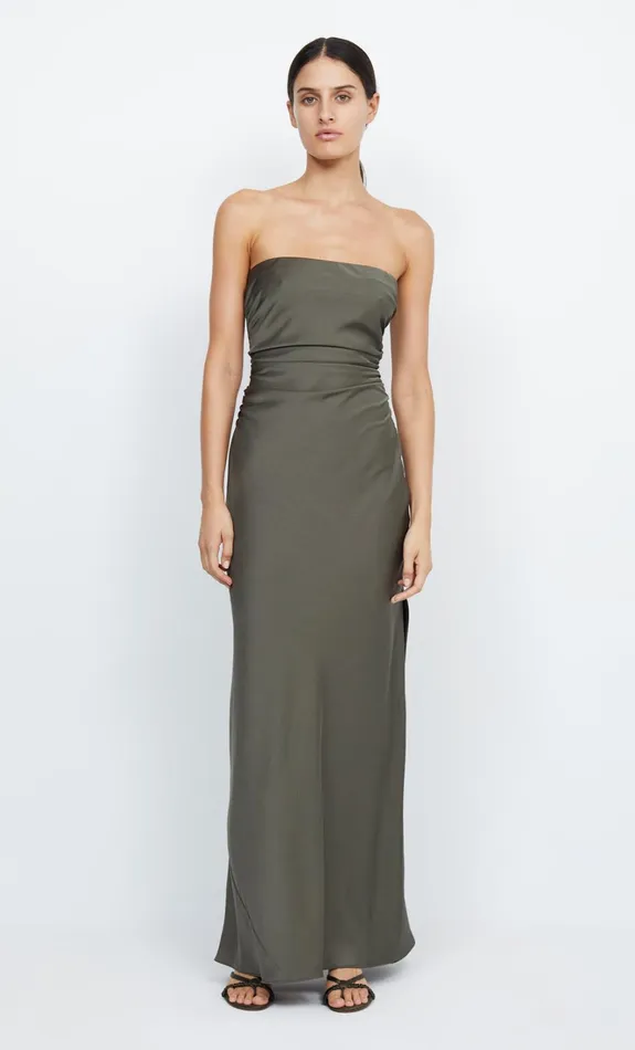 Women ETERNITY STRAPLESS MAXI 8211 DARK WILLOW Bec Bridge Prom Dresses