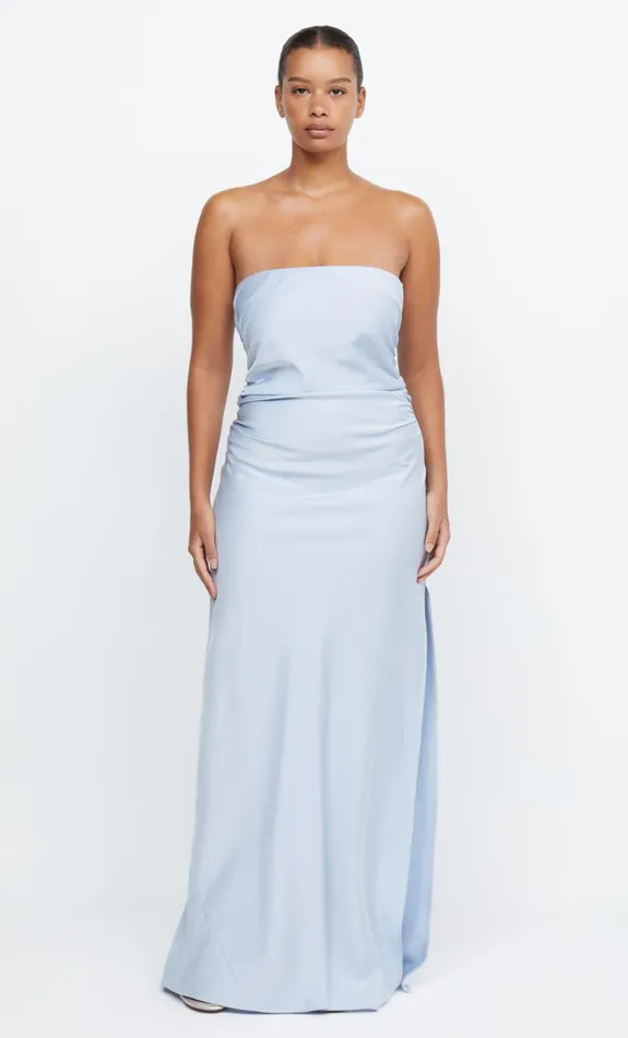 Women ETERNITY STRAPLESS MAXI 8211 DUSTY BLUE Bec Bridge Bridesmaid Dresses
