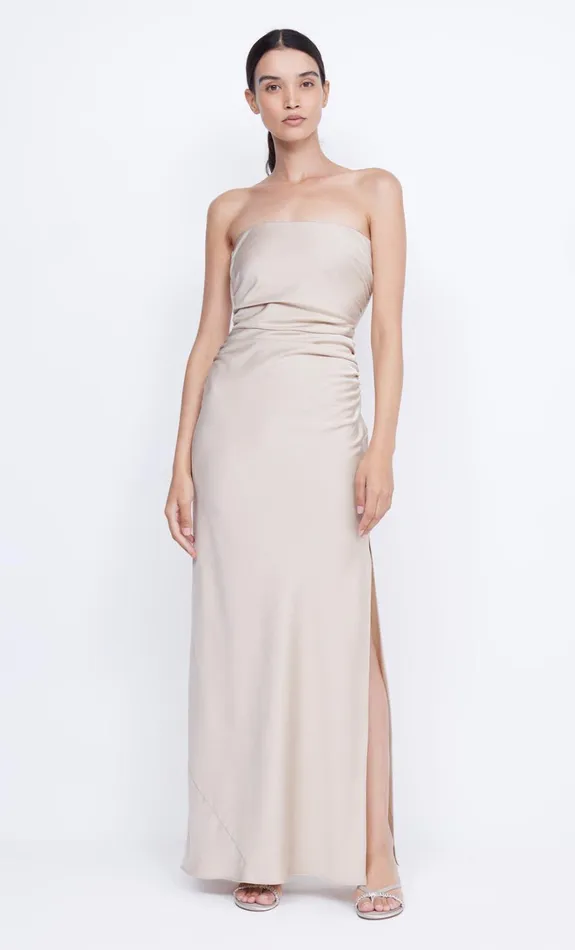 Women ETERNITY STRAPLESS MAXI 8211 SAND Bec Bridge Bridesmaid Dresses