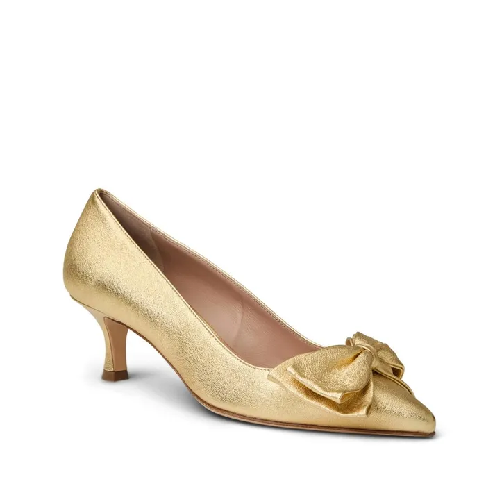 Women Evening Bruno Magli Nadia Pump Gold Metallic