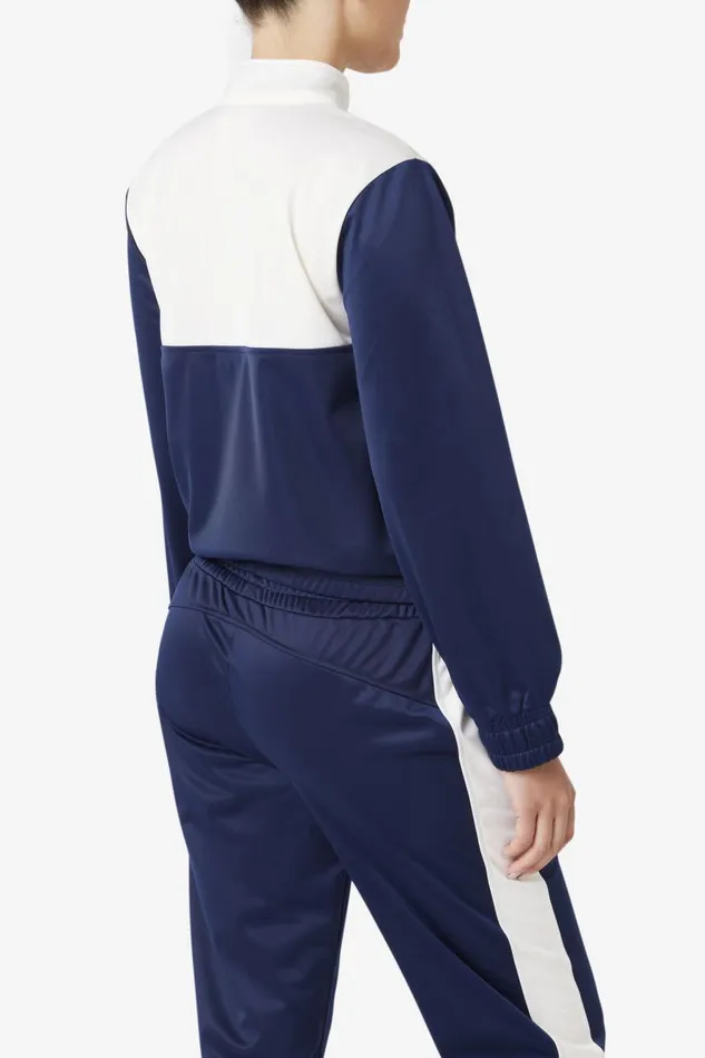 Women Fila Sweatsuits and Tracksuits Mckenna Track Jacket Fila Navy Women Fila Sweatsuits and Tracksuits Mckenna Track Jacket Fila Navy