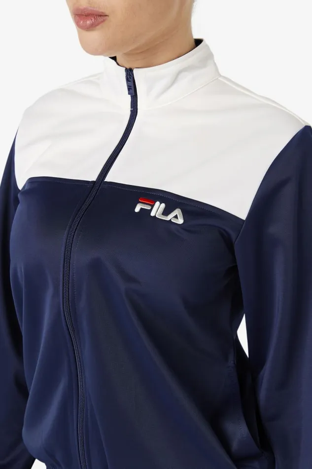 Women Fila Sweatsuits and Tracksuits Mckenna Track Jacket Fila Navy Women Fila Sweatsuits and Tracksuits Mckenna Track Jacket Fila Navy