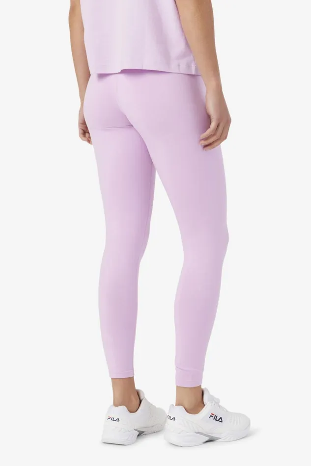 Women Fila Tights and Leggings Elora Legging Orchid Bouquet Forever Blue White