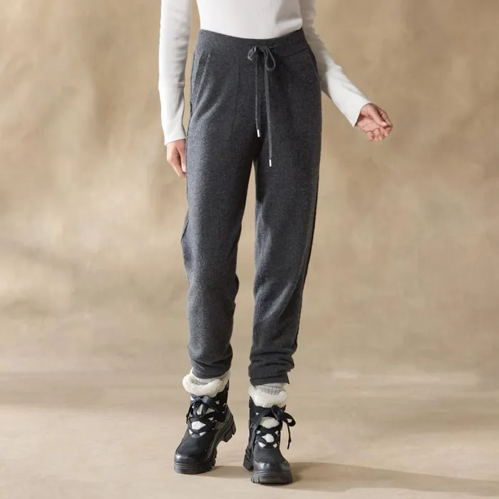 Women Firelight Cashmere Jogger Charcoal Sundance Catalog Pants and Shorts
