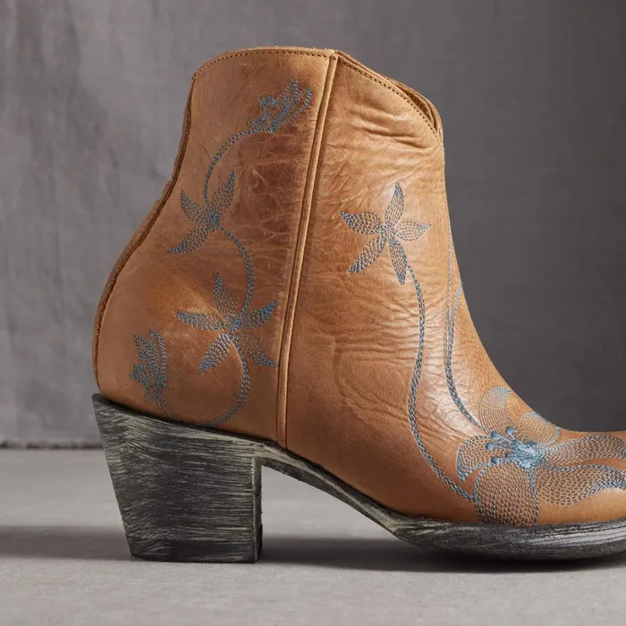 Women Flora Loca Ankle Boots Champagne Sundance Catalog Boots