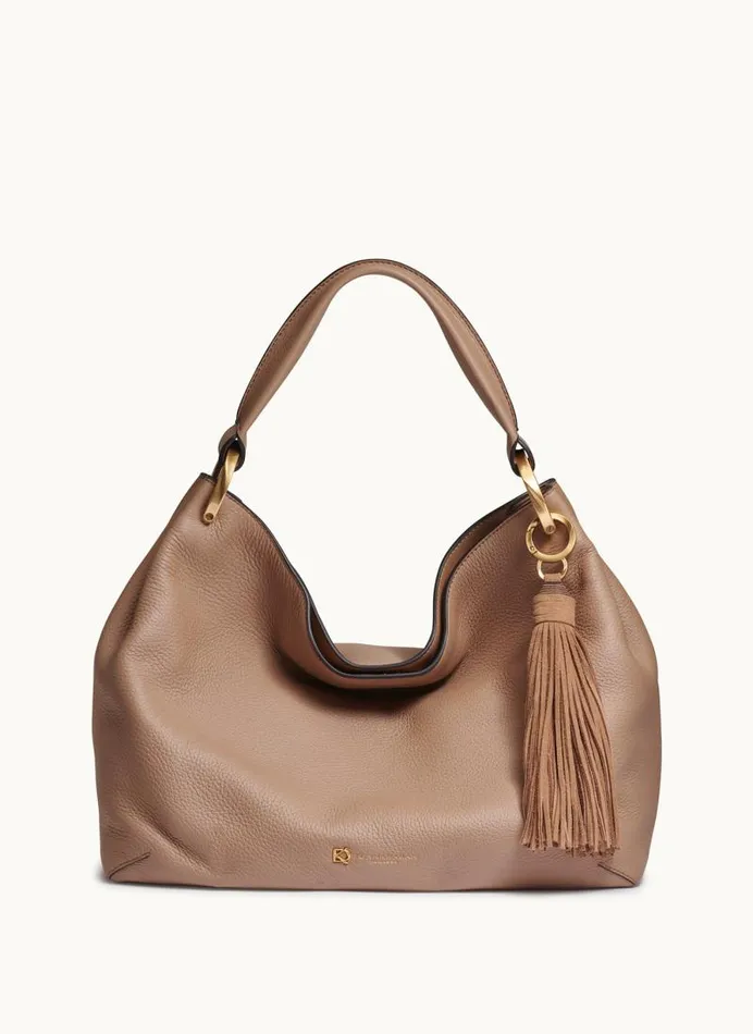 Women GLENWOOD SHOULDER BAG Fawn Donna Karan New York Shoulder And Hobo Bags