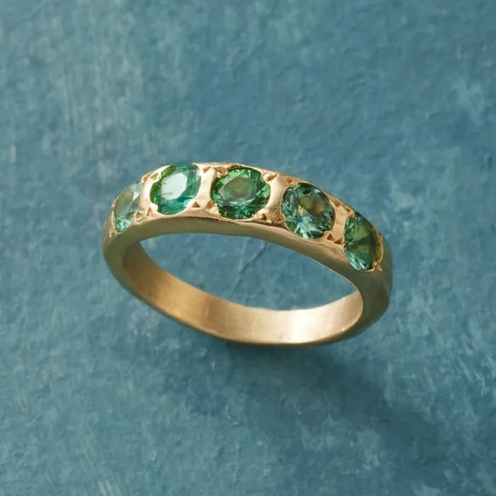 Women Green Light Ring Sundance Catalog Rings