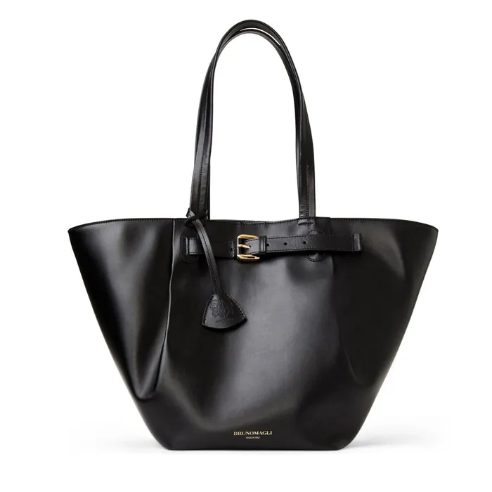 Women Handbags Bruno Magli Tessa Black Calf Tote