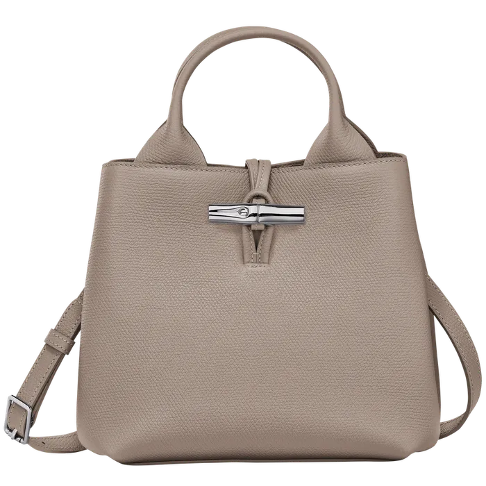 Women Handbags Longchamp Le Roseau S Handbag ClayClayClay