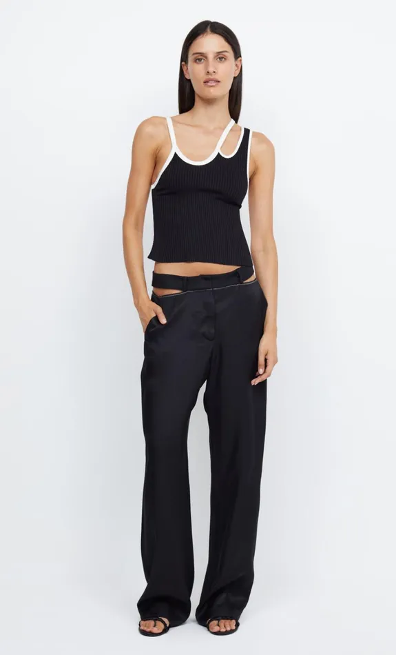 Women HARI BACKLESS TOP 8211 BLACKIVORY Bec Bridge Sleeveless