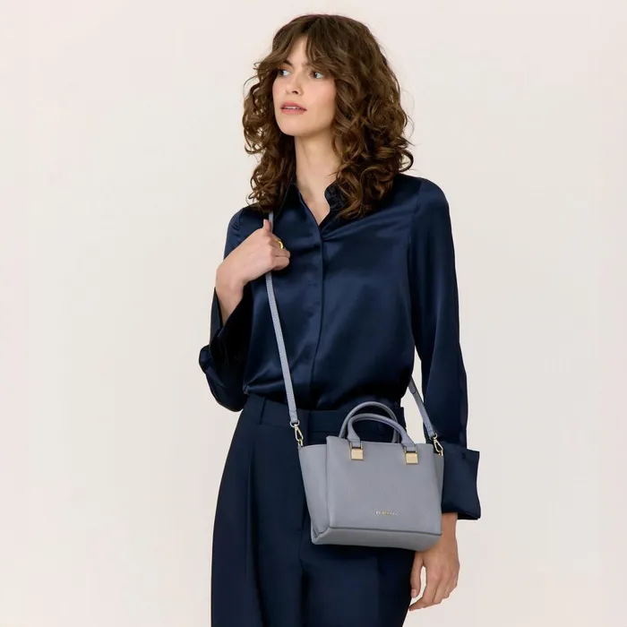 Women Harper Mini Crossbody Bag Steel Blue Fiorelli Grab Bags