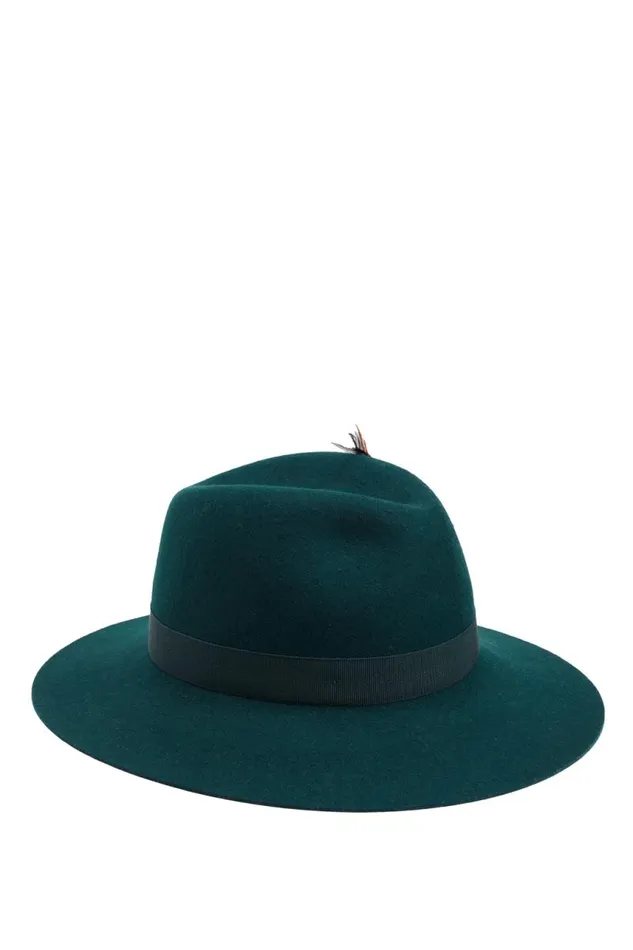 Women Hats and Headbands Holland Cooper Trilby Hat Emerald Women Hats and Headbands Holland Cooper Trilby Hat Emerald