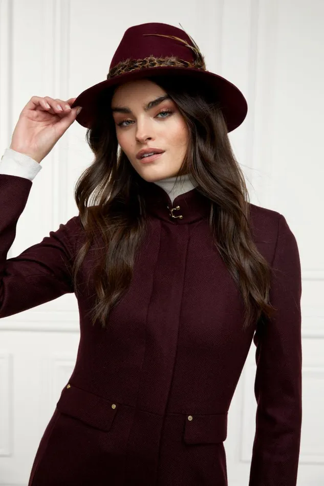 Women Hats and Headbands Holland Cooper Trilby Hat Mulberry