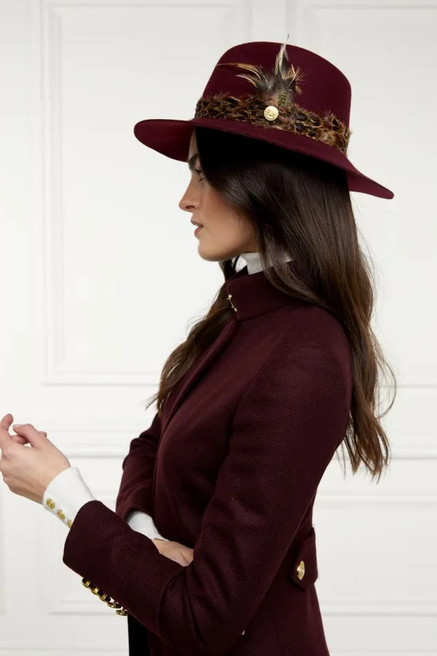 Women Hats and Headbands Holland Cooper Trilby Hat Mulberry