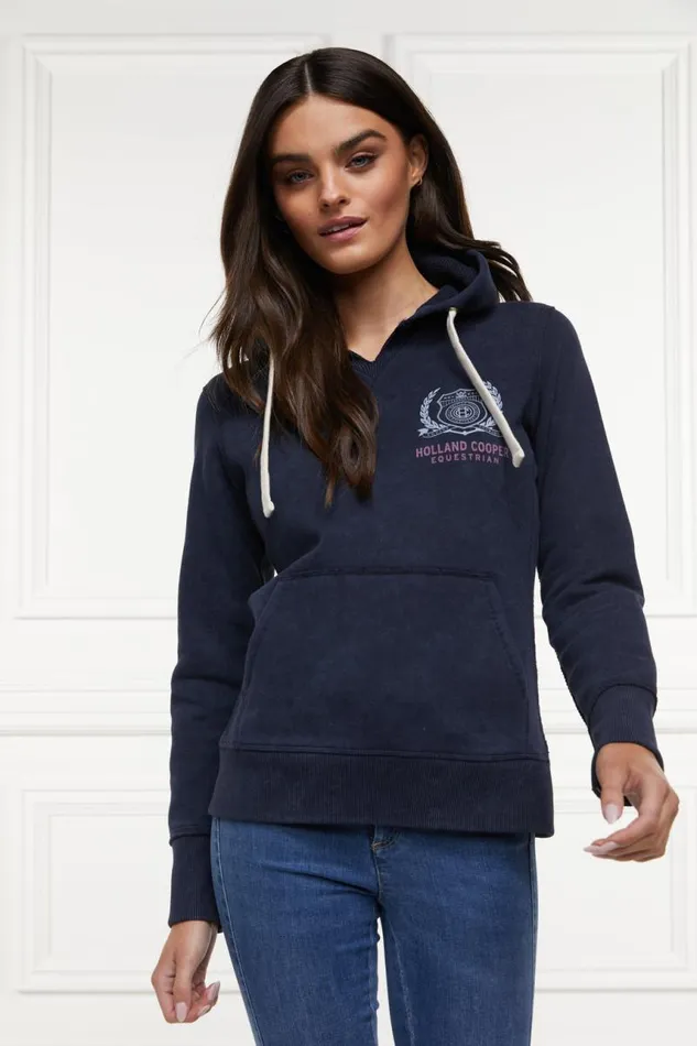 Women Hoodies Holland Cooper Events Hoodie Ink Navy