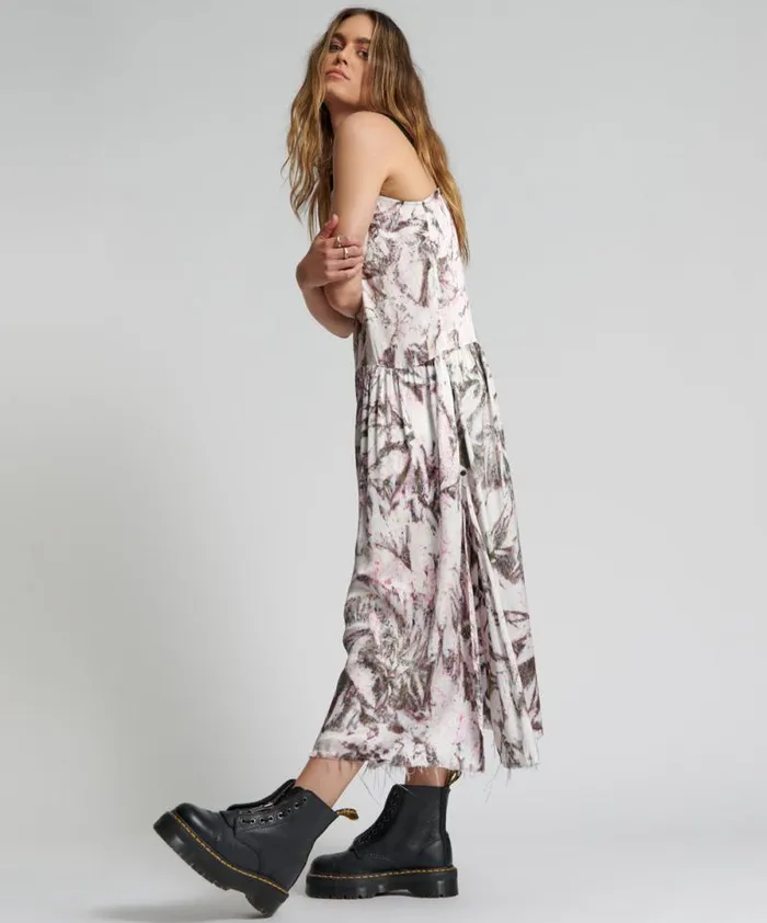 Women ILLUSIONS RUNAWAY HAND PRINTED CAMI DRESS One Teaspoon Midi and Maxi Dresses Women ILLUSIONS RUNAWAY HAND PRINTED CAMI DRESS One Teaspoon Midi and Maxi Dresses