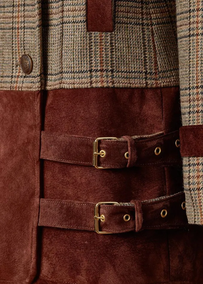 Women In Stock Tailoring Holland Cooper Balmoral Field Jacket Bourbon Tweed