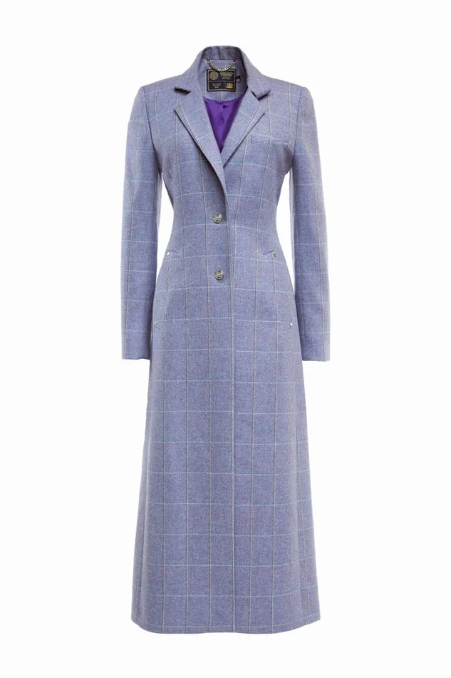 Women In Stock Tailoring Holland Cooper Jubilee Longline Regency Coat Lavender