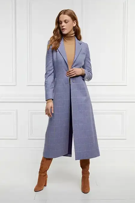 Women In Stock Tailoring Holland Cooper Jubilee Longline Regency Coat Lavender